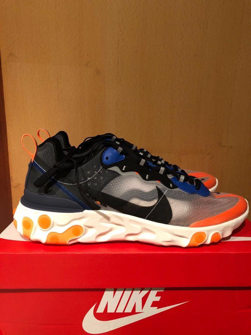 blue orange nike