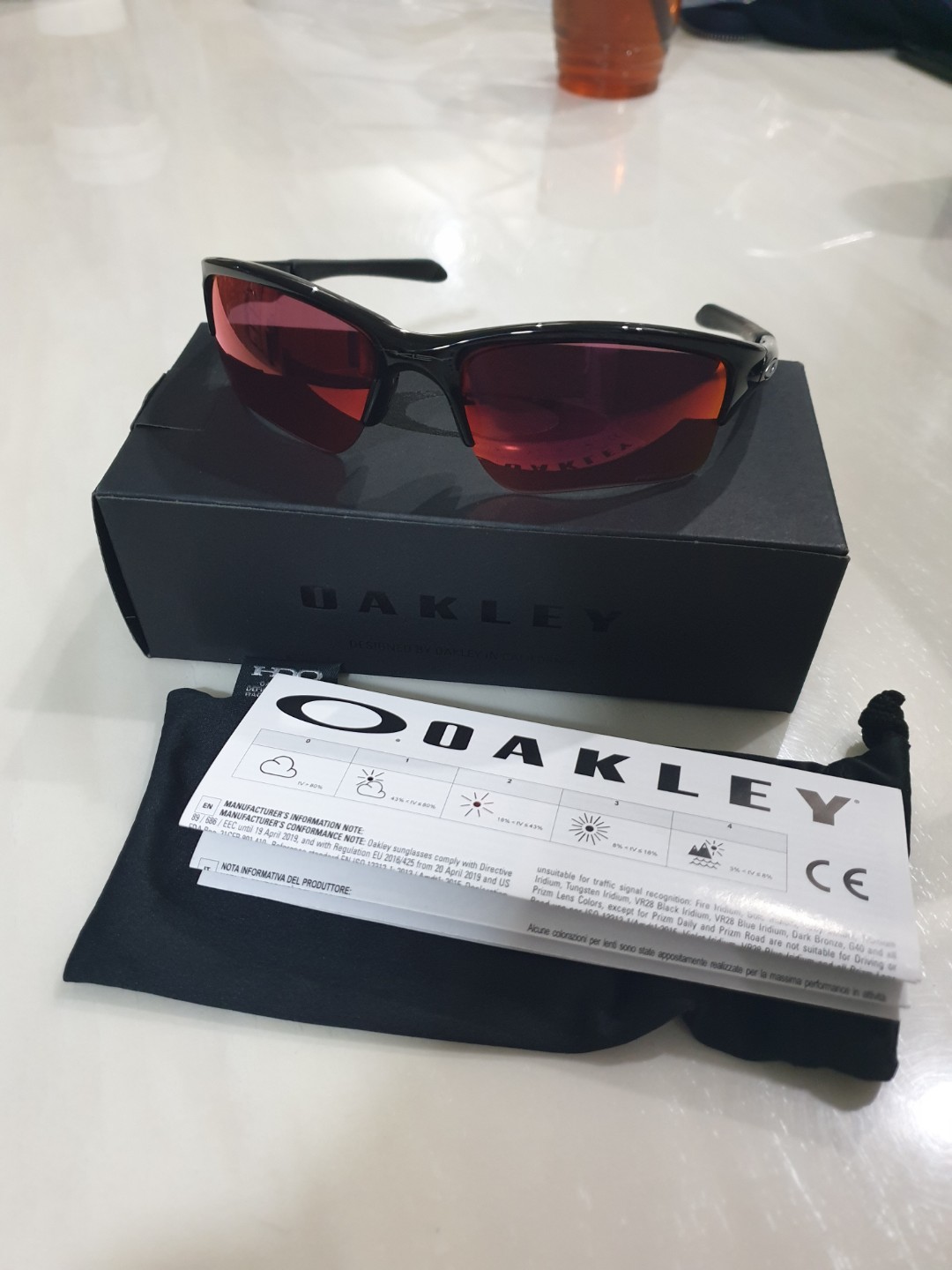 oakley quarter jacket polarized