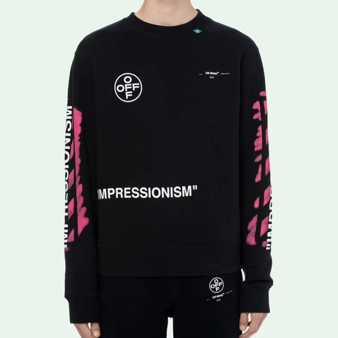 Off white diag stencil sweatshirt hot sale