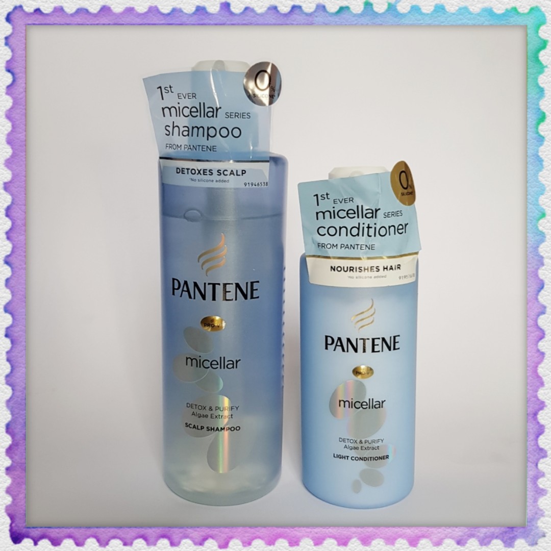 Pantene Pro V Micellar Detox Purify Scalp Shampoo Light
