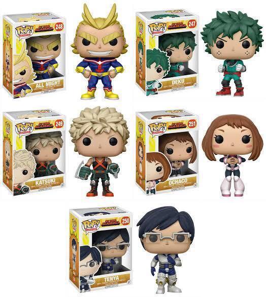 my hero academia funko pop wave 4