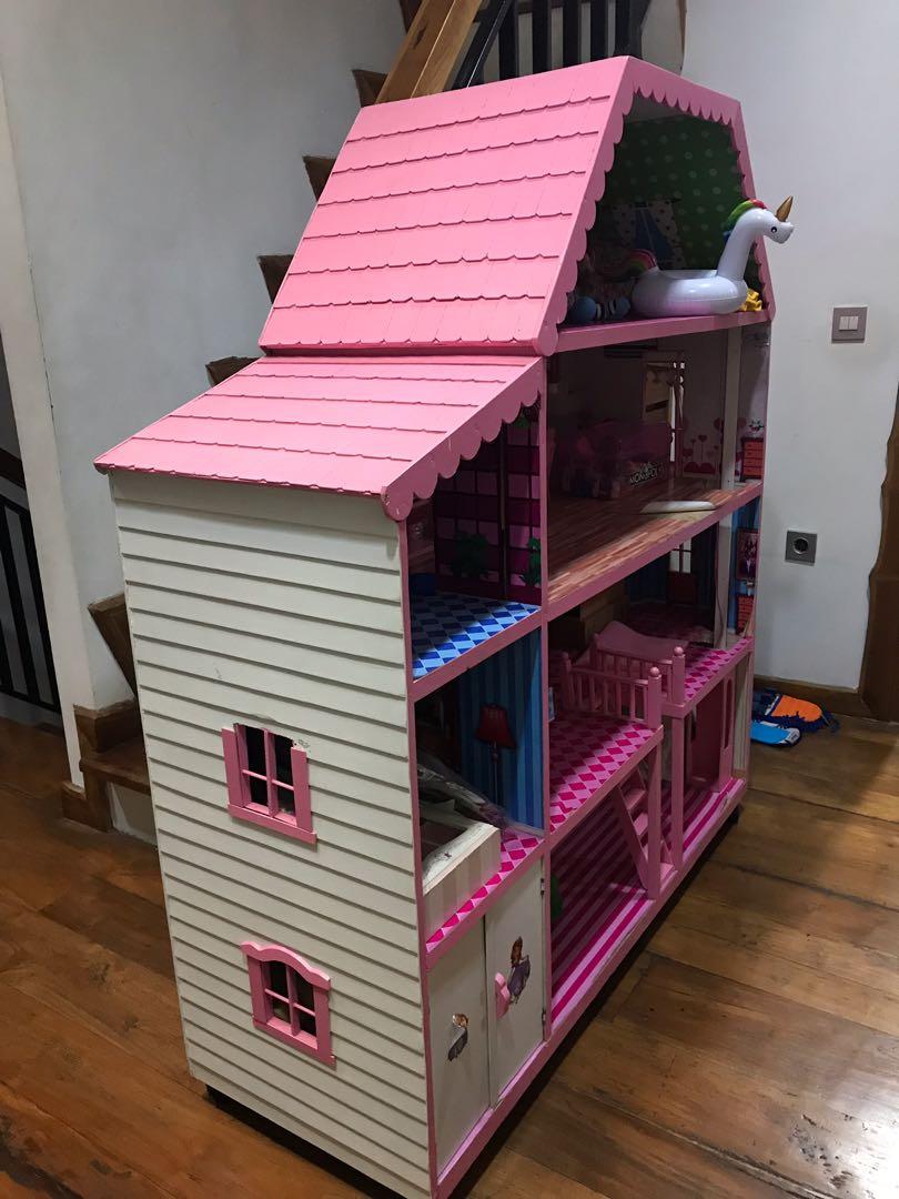 Rumah Barbie Boneka Jumbo Size Toys Collectibles Mainan Di Carousell