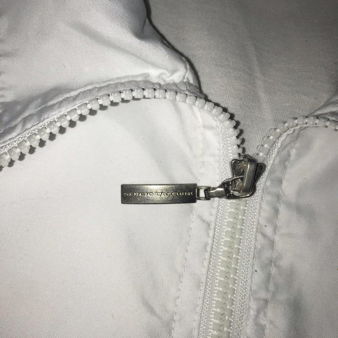 White sale track jacket