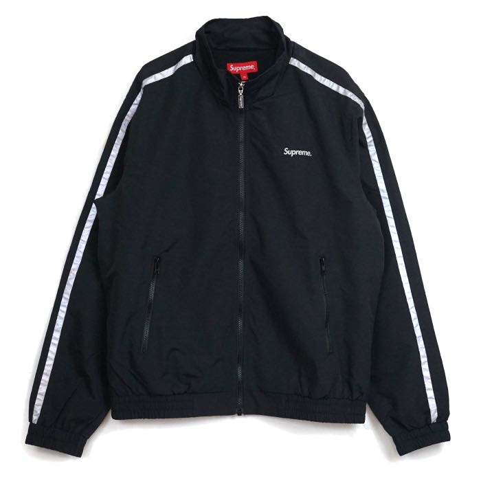 supreme 3m reflective stripe track jacket, 男裝, 外套及戶外衣服