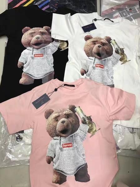 ted bear supreme T shirt superb quality CLEAR STOCK Women s