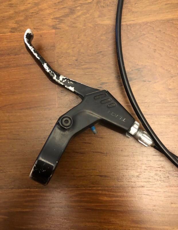 Tektro aries 180mm brakes Clearance