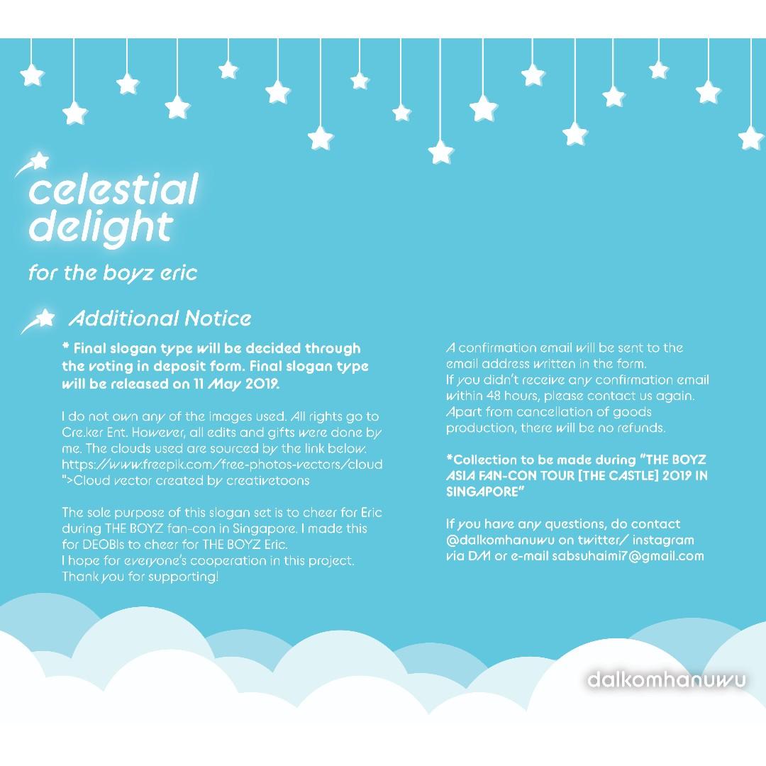 The Boyz Eric Slogan Set Entertainment K Wave On Carousell