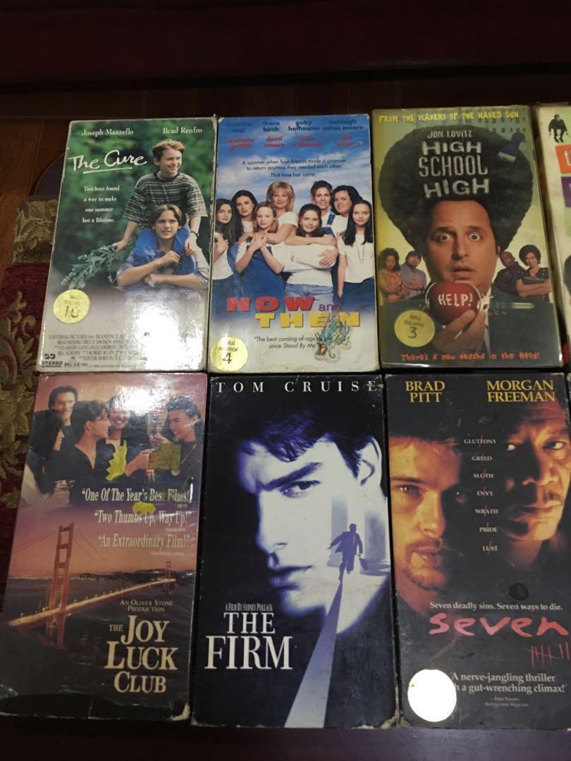VHS, CD, DVD Movies (Category: Xbox) located in Marikina City. Submitted by texan05 (Listing ID 222759300, Image 2). Description: 50 Php each for everything. VHS Tapes condition is not guaranteed as it hasn’t been tested for a long time. All orginal. VHS tapes and DVD bought from the US. Decluttering. Great for classic and vintage movie collectors! :) VHS: The Cure High School High The Untouchables The Firm Top Gun How to Build an American Quilt 