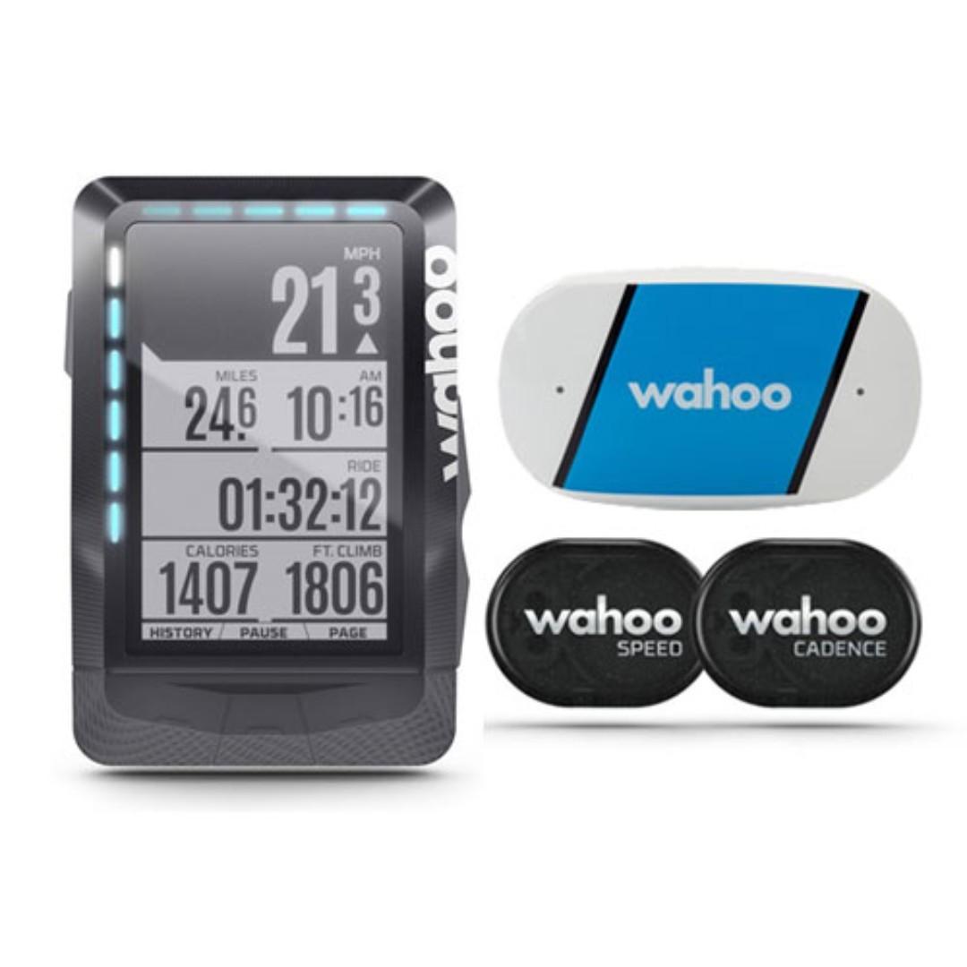 wahoo elemnt gps bike computer bundle