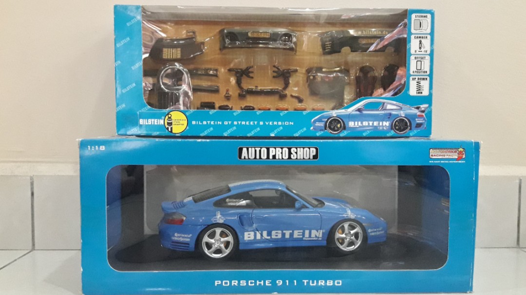 PORSCHE 911 Turbo 996 BILSTEIN o 1/18 AUTO PRO SHOP voiture miniature  collection
