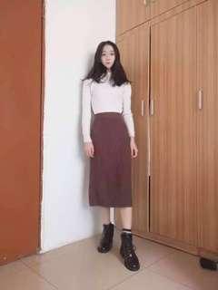 Knitted Midi Skirt #SnapEndGame