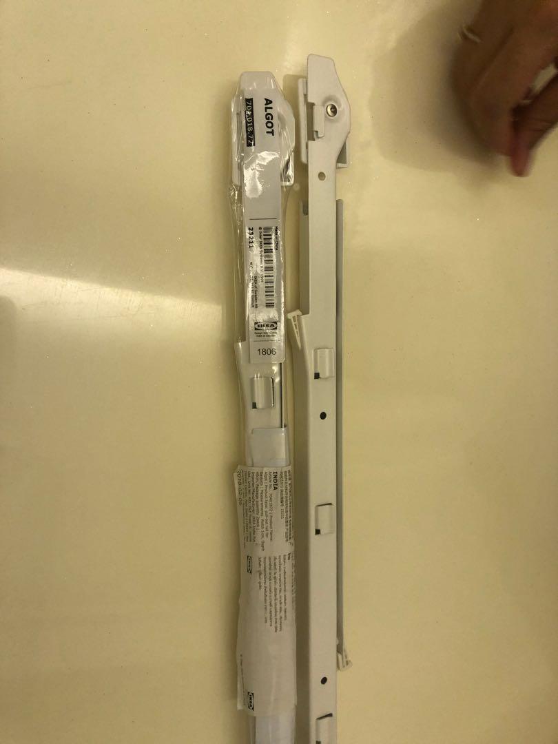 2 sets Ikea Algot pull out rail, Furniture & Home Living, Furniture