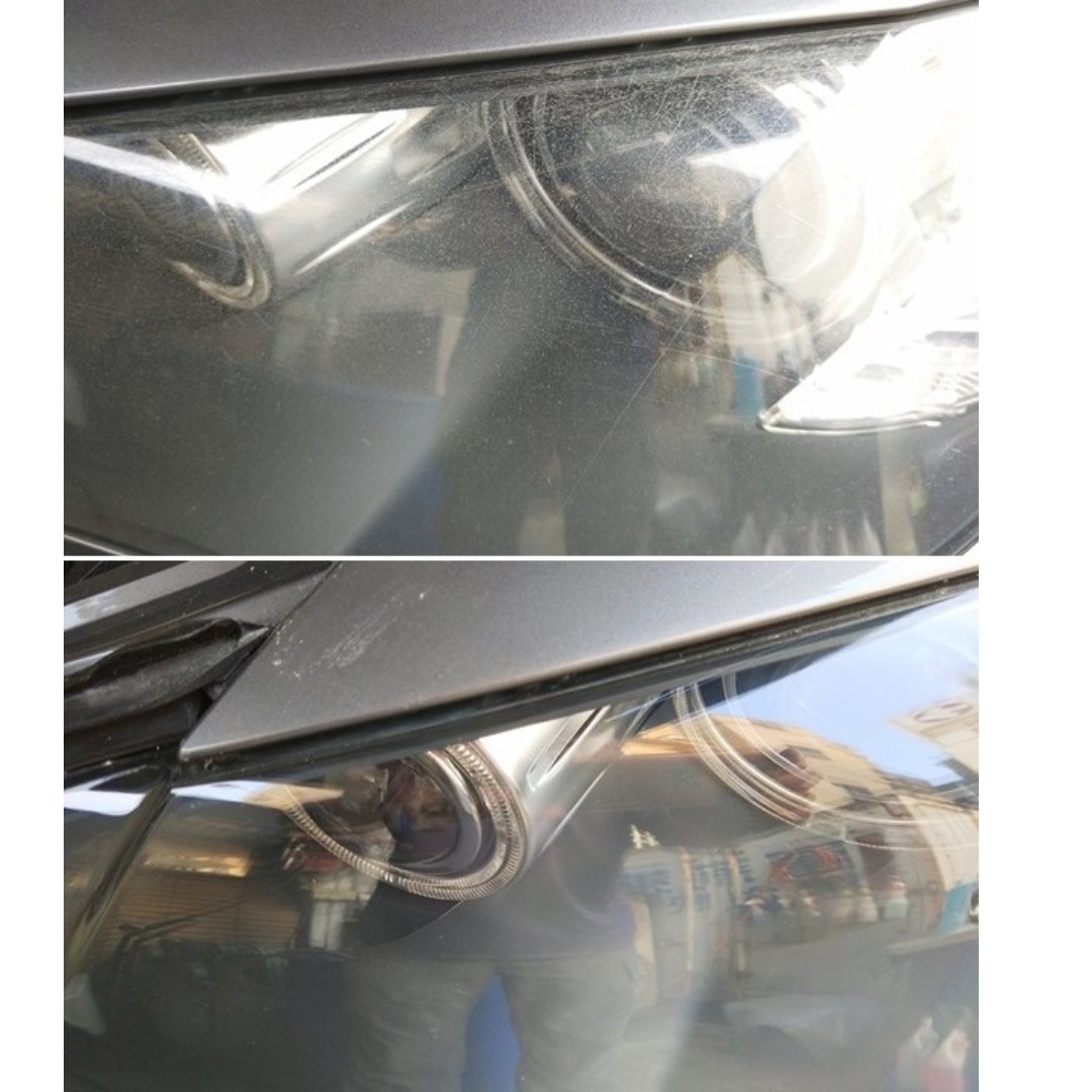 大燈快潔寶馬Bmw F30 E92 F10 F11 E46 E90 E91 原廠大燈泛黃霧化拋光翻新處理, 汽機車零配件在旋轉拍賣