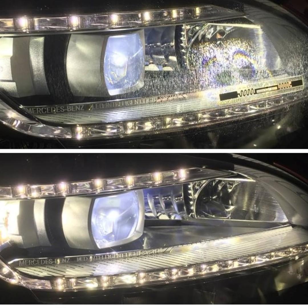 大燈快潔寶馬Bmw F30 E92 F10 F11 E46 E90 E91 原廠大燈泛黃霧化拋光翻新處理, 汽機車零配件在旋轉拍賣