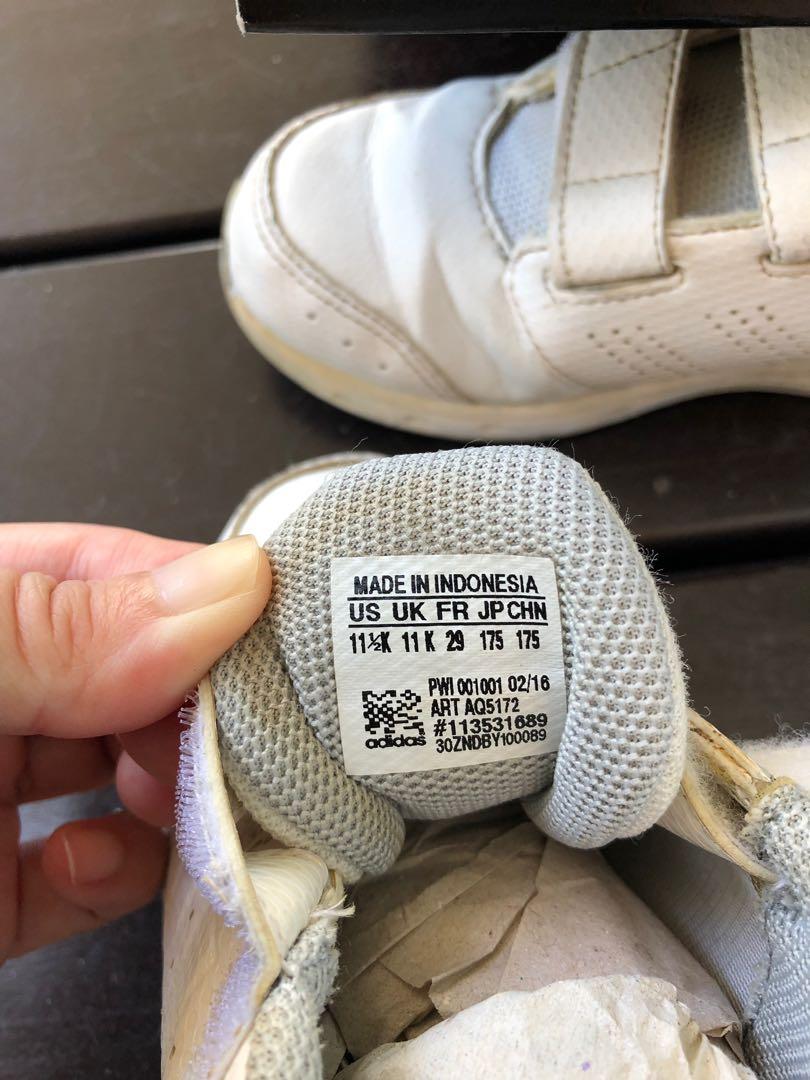Adidas youth online shoes white
