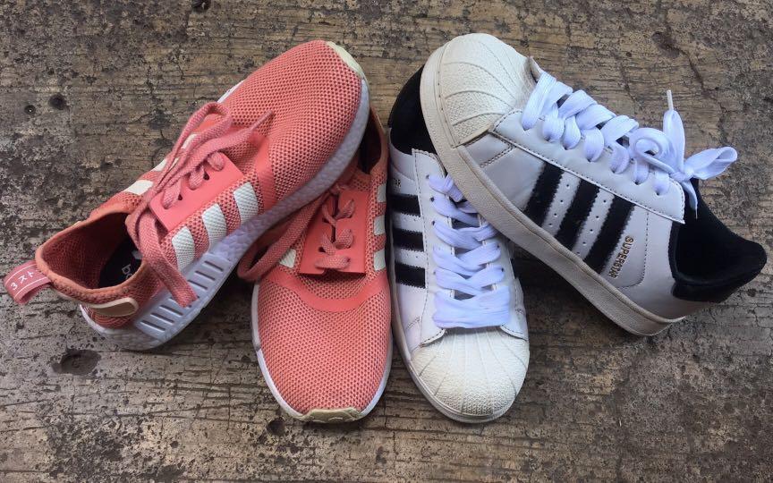Adidas superstar salmon top