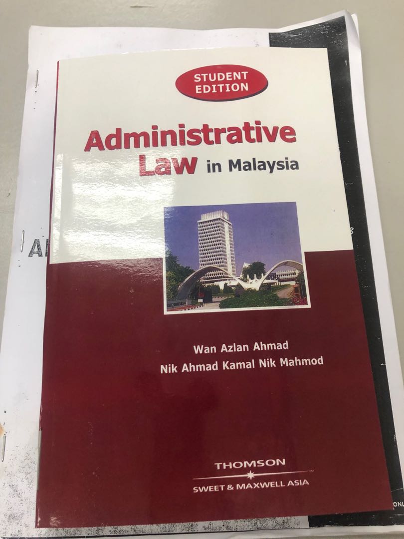 Administrative Law In Malaysia Textbooks On Carousell