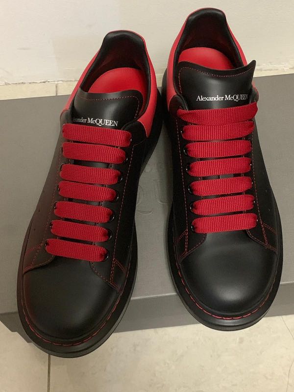 Alexander mcqueen clearance red and black
