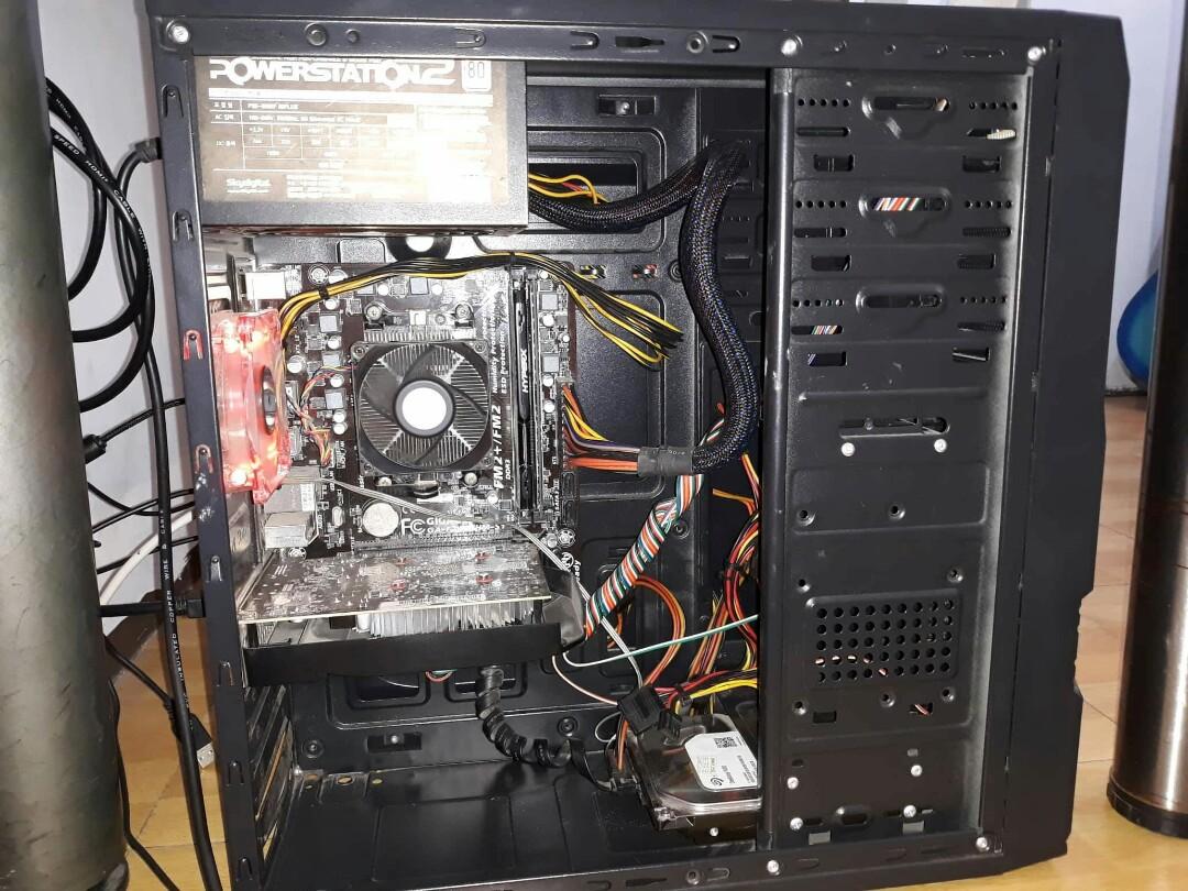Amd a8 7600 Gaming PC. Gtx 1050ti