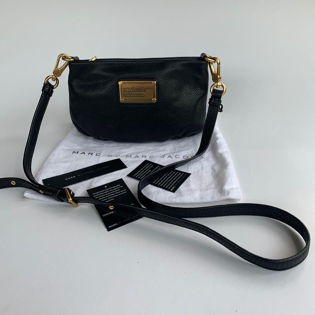 Authentic Marc Jacobs Classic Q Percy Leather Crossbody Bag