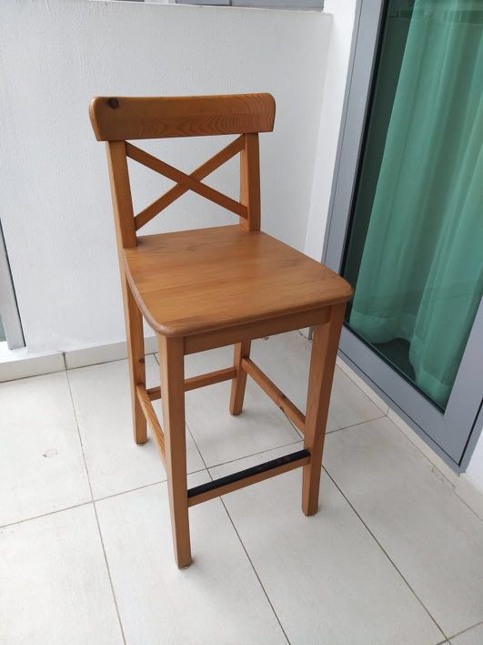 Bar Chair Ikea Ingolf Stool, Comfortable Adjustable Counter Stool Ikea