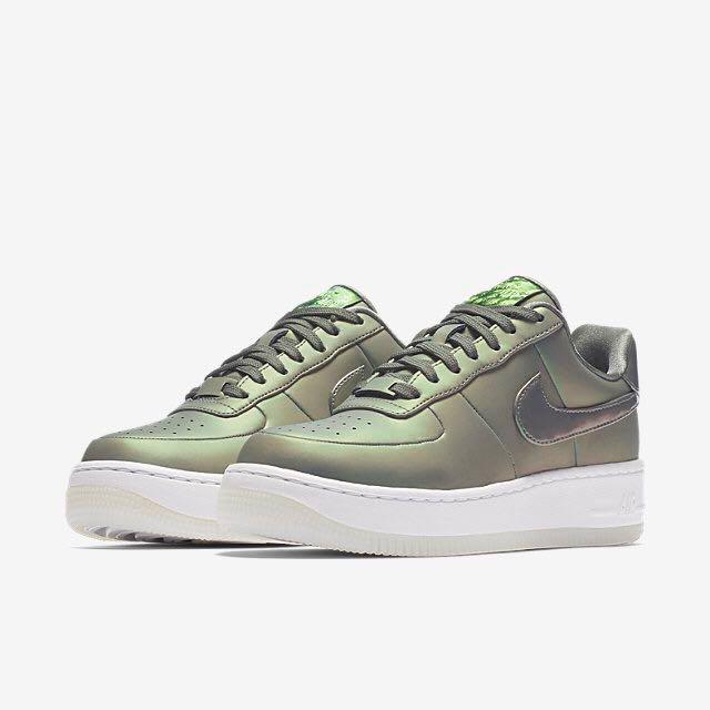metallic green sneakers