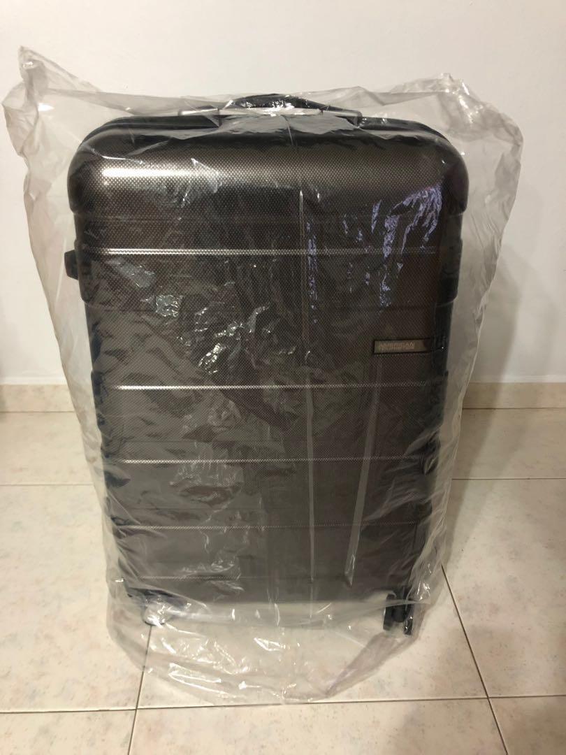 american tourister hs mv  deluxe spinner 79cm exp