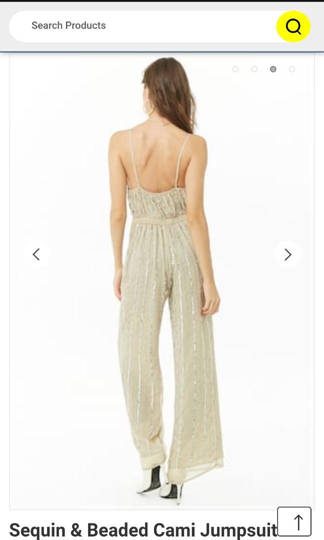 forever 21 sequin jumpsuit