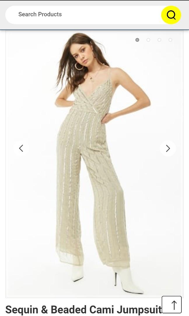 sequin jumpsuit forever 21