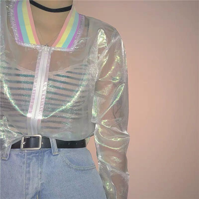 holographic blazer