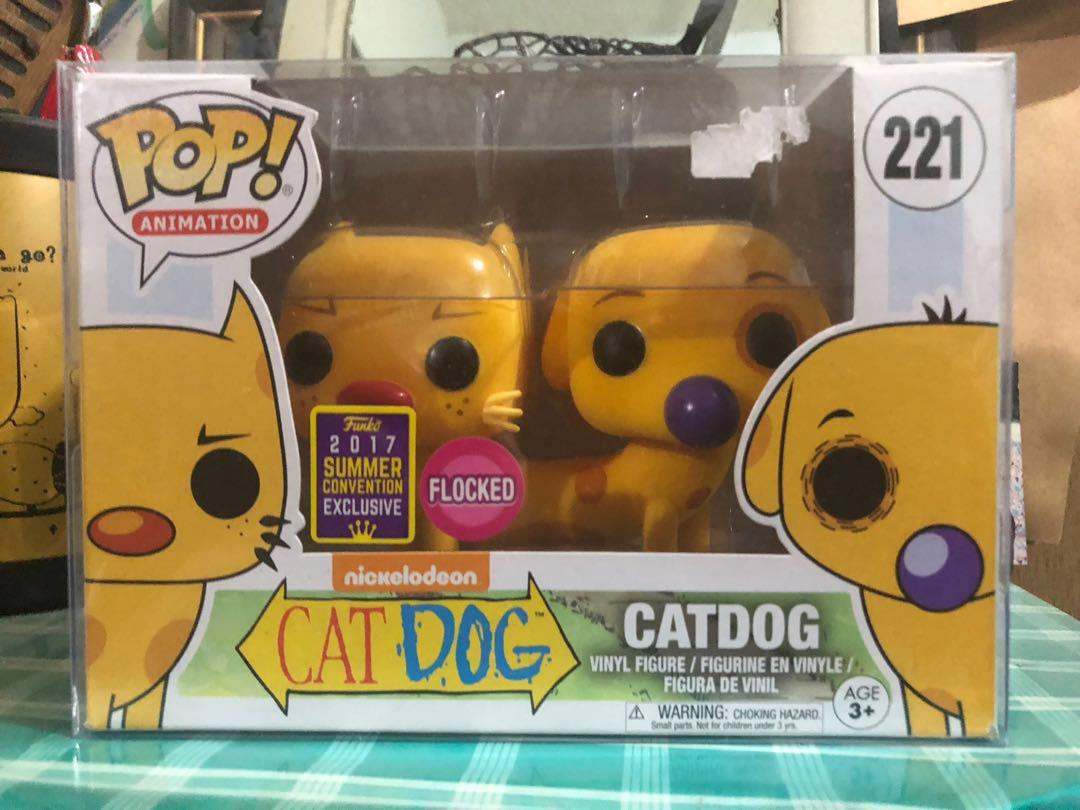 cat dog funko pop