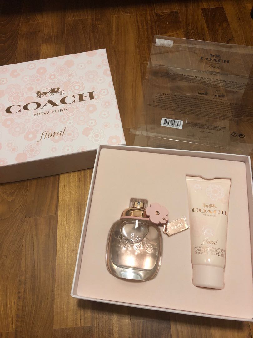 coach floral perfume set