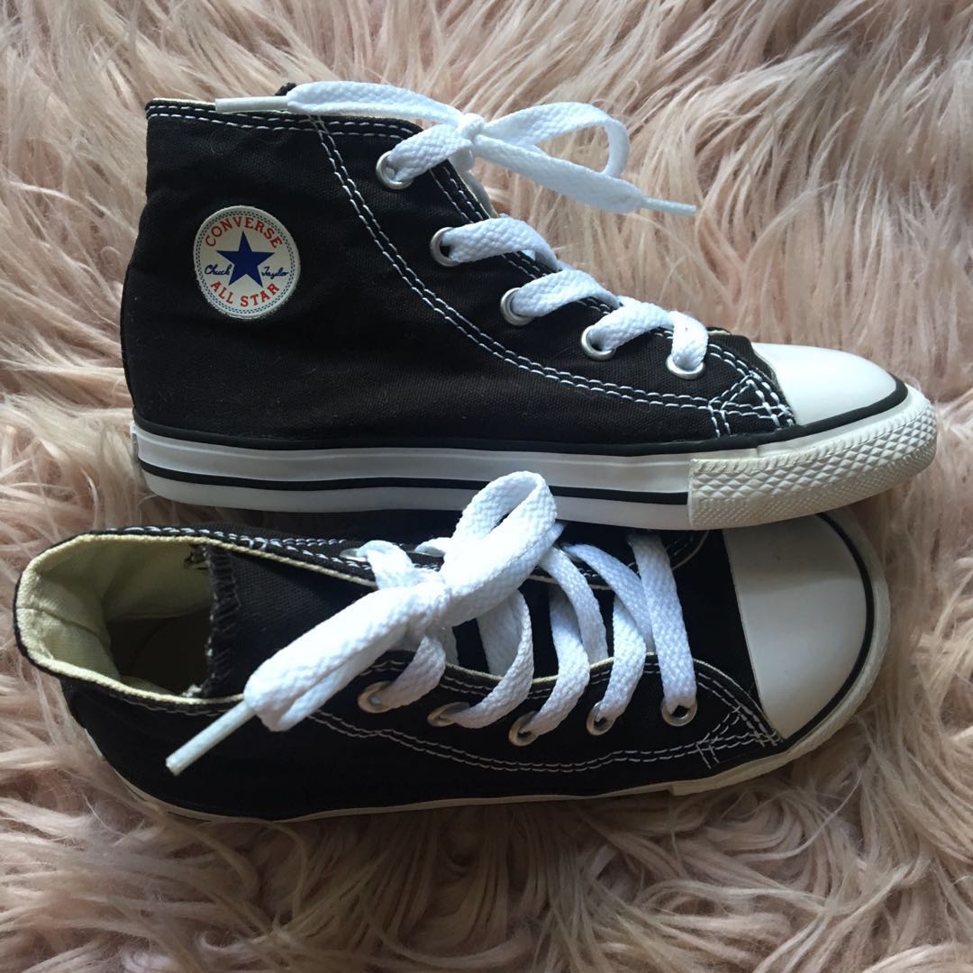 Converse Chuck Taylor High Cut Sneakers US/UK 10 / Euro 26, Babies \u0026 Kids,  Boys' Apparel, 4 to 7 Years on Carousell