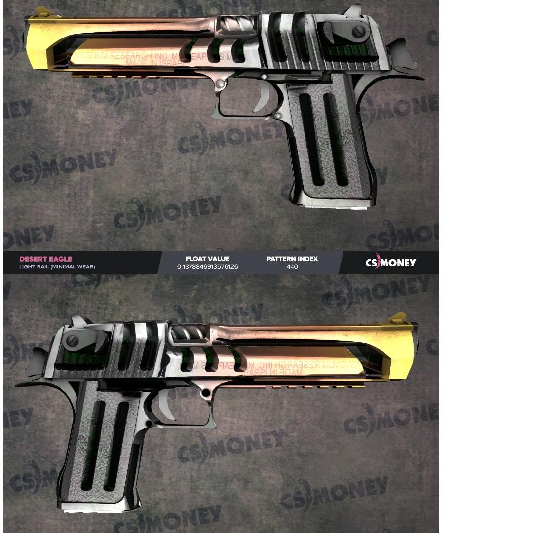 Csgo Desert Eagle Light Rail Mw Toys Games Video Gaming In Game Products On Carousell
