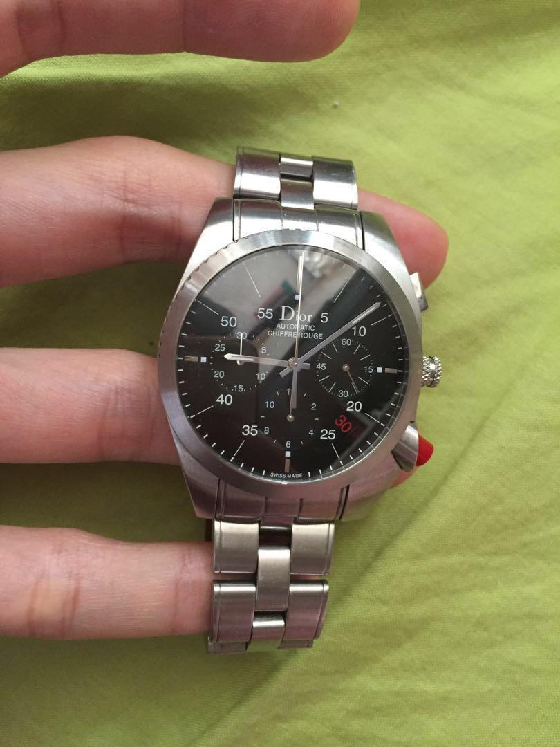 Dior Homme mechanical watch Chiffre Rouge Carousell