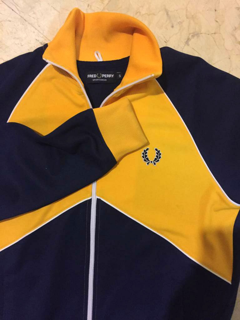 Fred perry yellow track jacket online