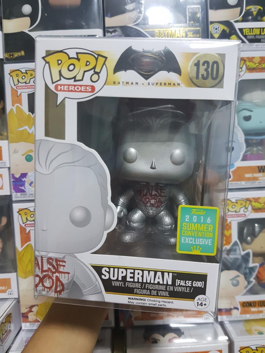 superman false god funko pop