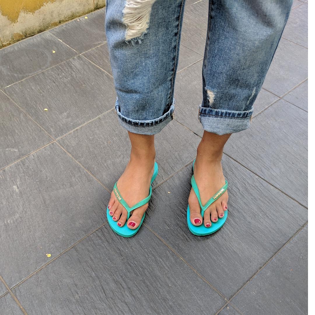 havaianas turquoise