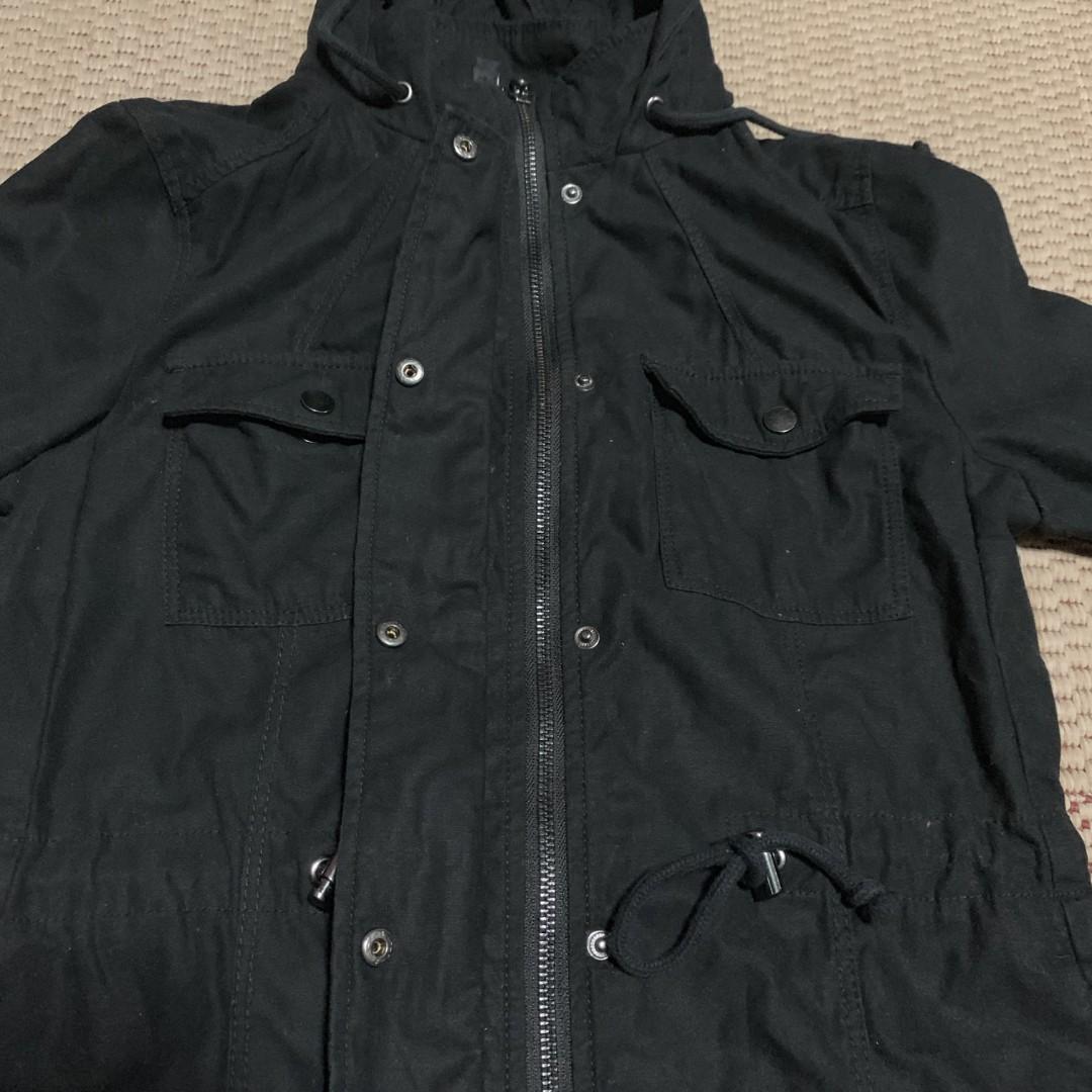 H&M parka, Women's Fashion, Coats, Jackets and Outerwear on Carousell