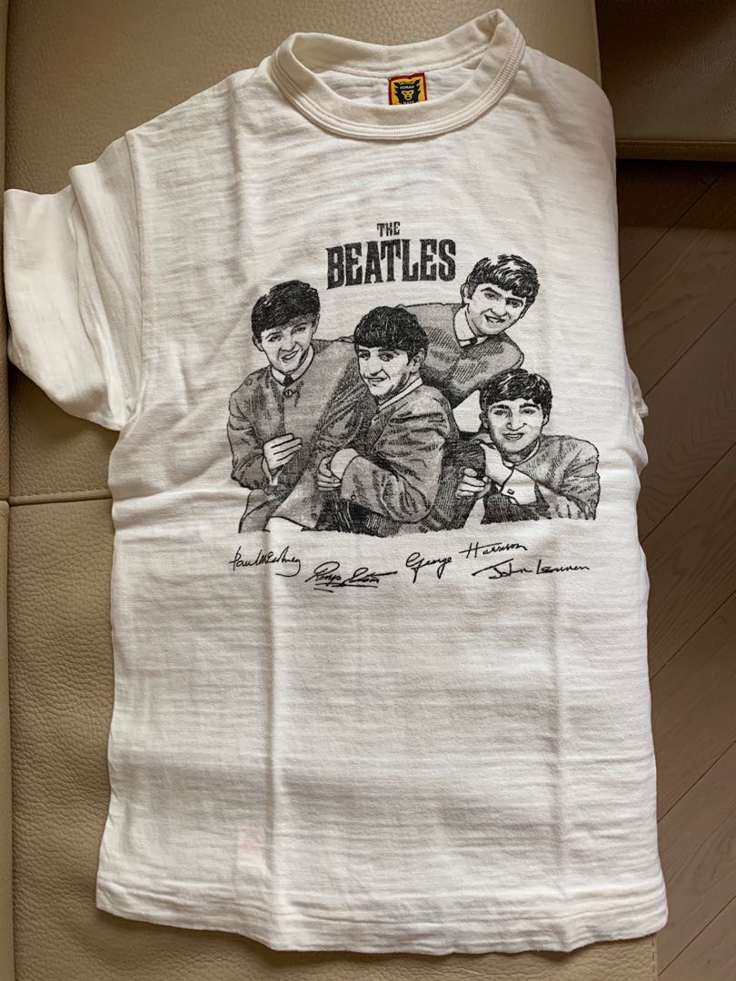 Human Made Beatles White Tee, 男裝, 上身及套裝, T-shirt、恤衫、有