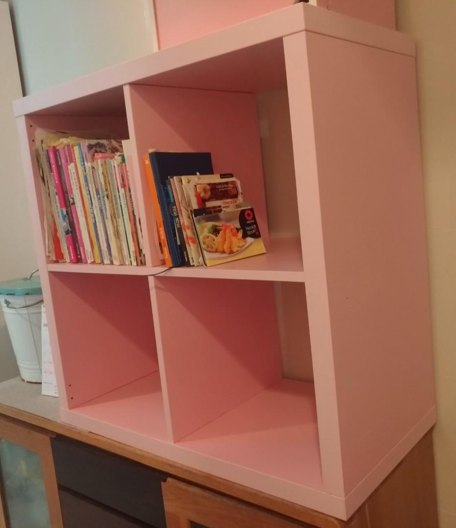 Ikea pink hot sale bookshelf