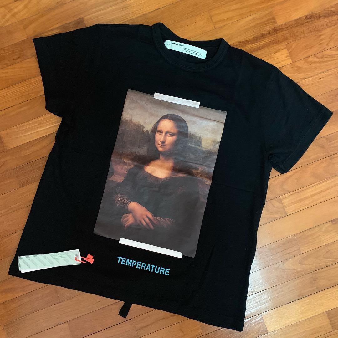 off white t shirt mona lisa