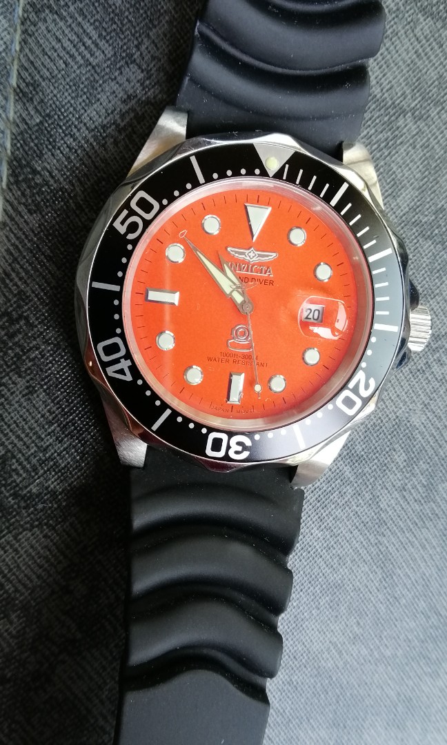 Invicta pro diver orange store