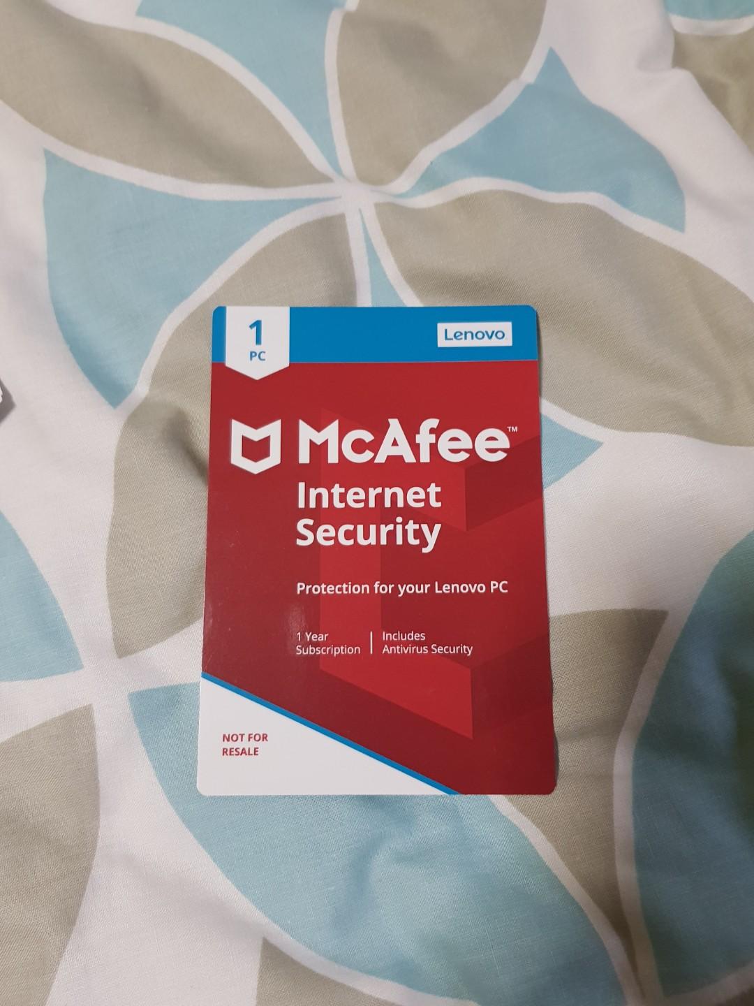 McAfee Antivirus 1 Year, Computers & Tech, Parts ...