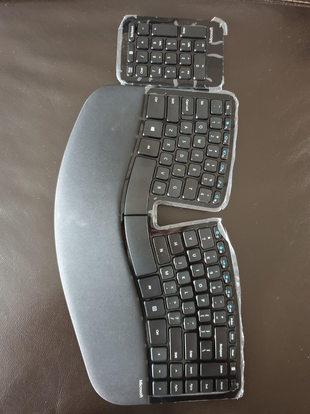 Microsoft Sculpt Ergonomic Keyboard With Wireless Calculator Keyboard Computers Tech Parts Accessories Computer Keyboard On Carousell