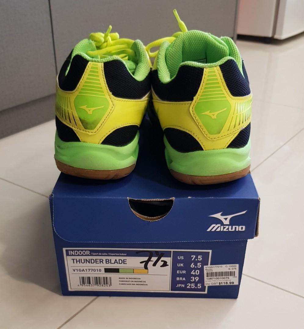 mizuno thunder blade indoor court shoes