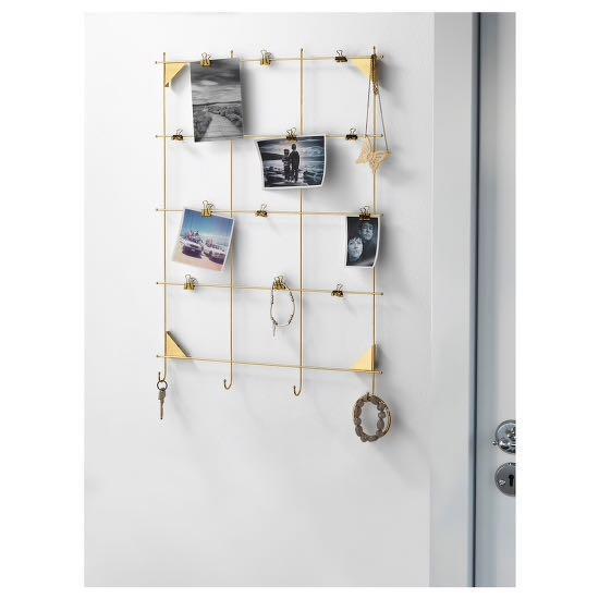 MYRHEDEN Memo board with clips, Furniture & Home Living, Home Decor