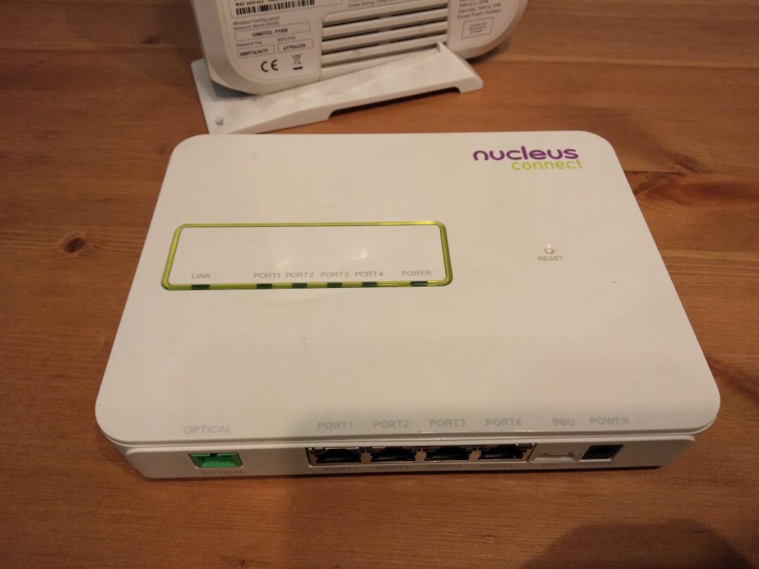 Nucleus connect modem eith fiber optics line, Computers & Tech, Parts