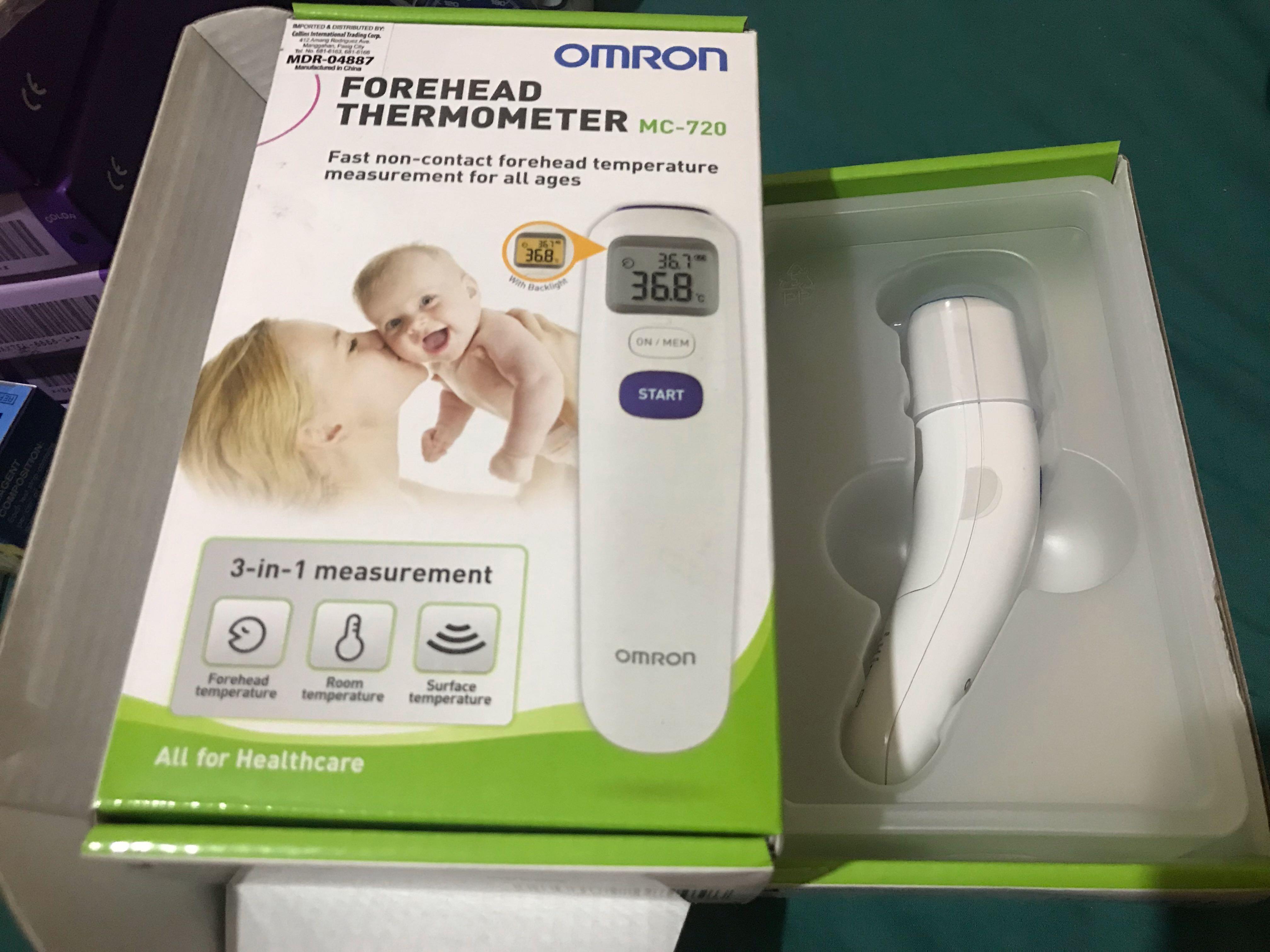 OMRON FOREHEAD THERMOMETER MC720, Babies & Kids, Nursing & Feeding