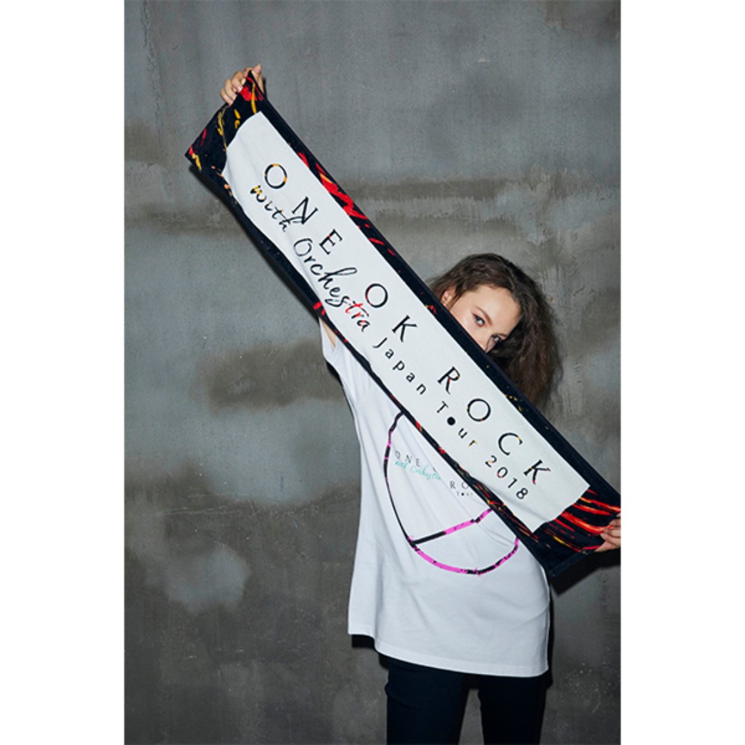 One Ok Rock With Orchestra Japan Tour 2018 Towel Red Entertainment J Pop On Carousell